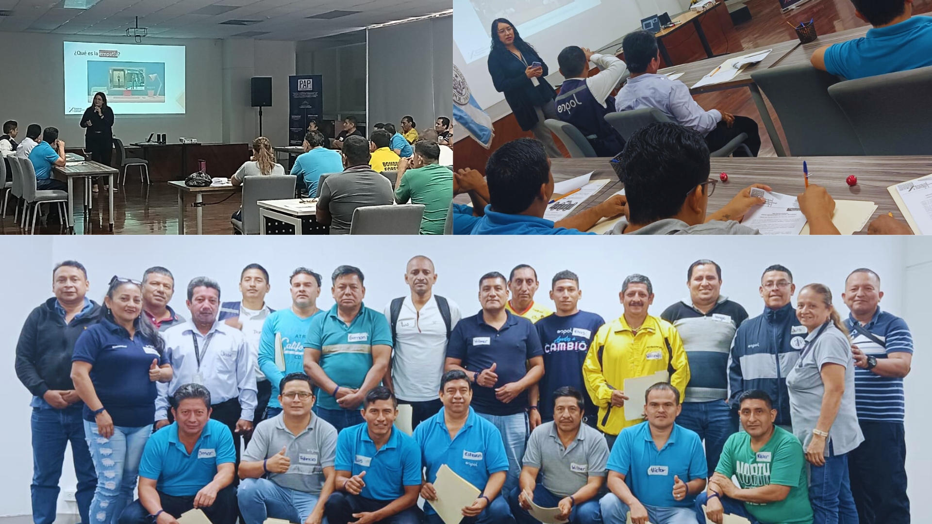 Participantes en programa de "Valores en acción"